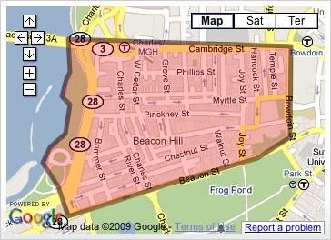 Beacon Hill Neighborhood Map